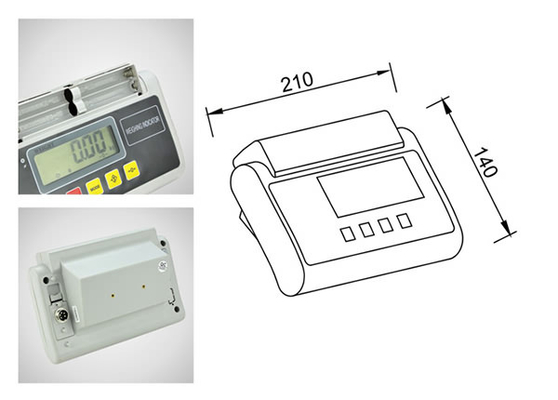 Affichage du poids sur écran LED/LCD pour une mesure précise du poids