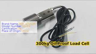 Faisceau de cisaillement simple résistant à l'huile de cellule de charge de 300 kg